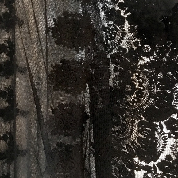 Intricate black lace coverup - Picture 5 of 5
